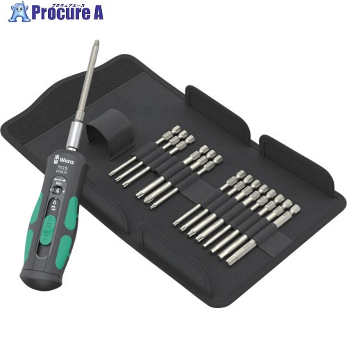 Wera 7515/16 差替式クラフトフォームセーフトルクドライバー スピード 汎用セット1 075851 1S ▼657-6920
