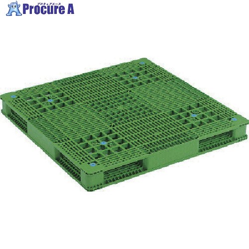 サンコー プラスチックパレット 812120 R4-1111-4 グリーン SK812120-01 1個 ■▼109-7424 【送料都度見積】 17,080円