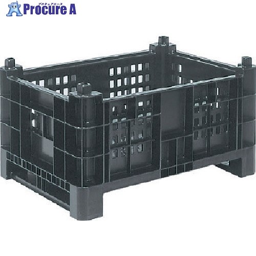 サンコー 大型部分品用通勤箱 223010 コンパレッター#230 黒 230 BK 1個 ■▼147-2975 【貨物輸送都度積もり書き】