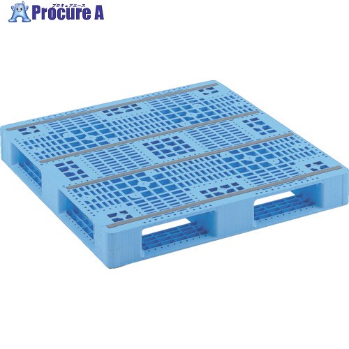 サンコー プラスチックパレット 810041 D4-1010-3青 SK-D4-1010-3-BL 1枚 ■▼198-0497 【送料都度見積】 16,809円