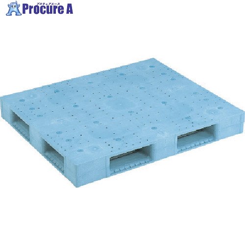 サンコー プラスチックパレット 812055 D4-1012F-2 青 D4-1012F2 B 1個 ■▼198-0505 【送料都度見積】 24,109円