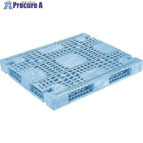 サンコー プラスチックパレット 812077 R4-1012F-4 青 R4-1012F4 B 1個 ■▼198-0522 【送料都度見積】|プロキュアエース