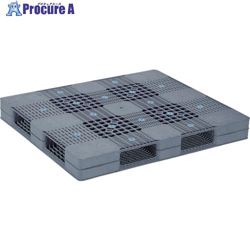 サンコー プラスチックパレット 813003 R4-1113 SK-R4-1113-GL 1枚 ■▼198-0543 【送料都度見積】
