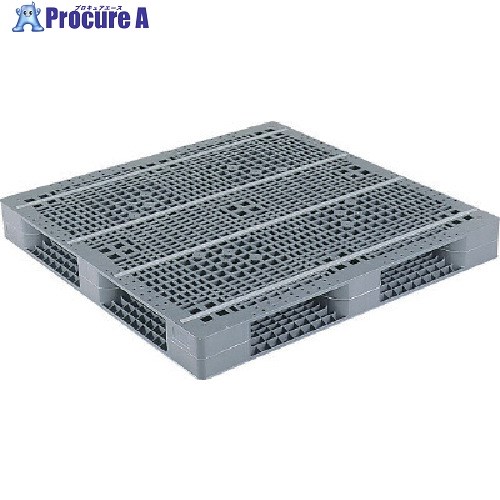 サンコー プラスチックパレット 816902 R4-1313 グレー R4-1313 GY 1個 ■▼198-2027 【送料都度見積】
