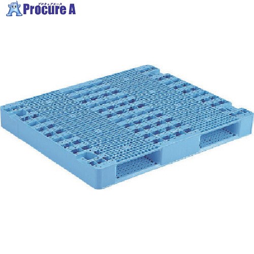 サンコー プラスチックパレット 812058 R2-1012 青 R2-1012 B 1個 ■▼198-2053 【送料都度見積】