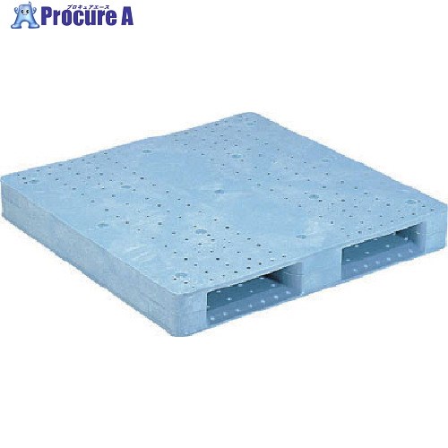 サンコー プラスチックパレット 810013 D2-1010F 青 D2-1010F B 1個 ■▼198-2074 【送料都度見積】|プロキュアエース