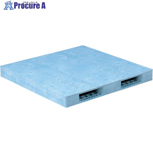 サンコー プラスチックパレット 822501 R2-1515F青 SK-R2-1515F-BL 1枚 ■▼198-2084 【送料都度見積】