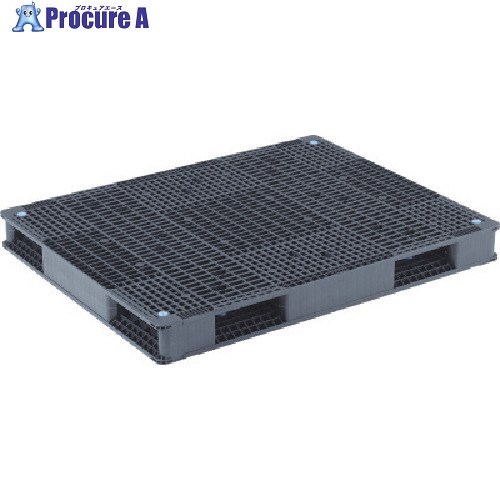 サンコー プラスチックパレット 816351 R4-1114-5 グレー R4-1114-5 GY 1個 ■▼198-2086 【送料都度見積】