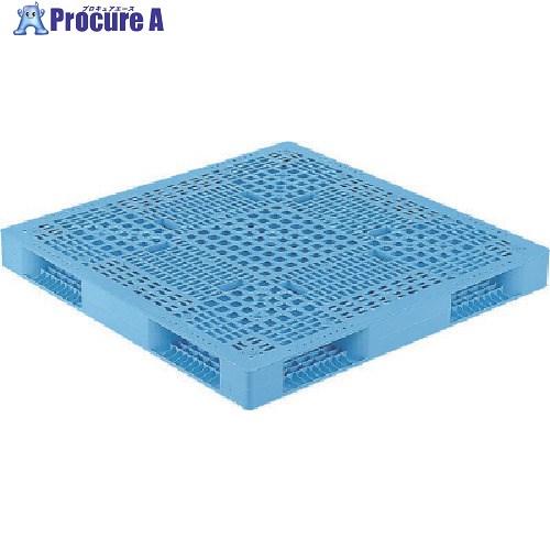 サンコー プラスチックパレット 822500 R4-1515 青 R4-1515 B 1個 ■▼198-2117 【送料都度見積】