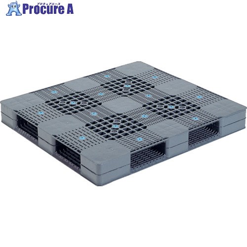 サンコー プラスチックパレット 813012 D4-1112 SK-D4-1112-GL 1枚 ■▼198-2123 【送料都度見積】|プロキュアエース