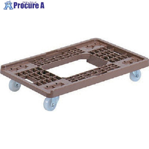 サンコー 折りたたみコンテナー用台車 802503 サンキャリーPFブラウン SK802503-01 1個 ■▼217-0031 【送料都度見積】