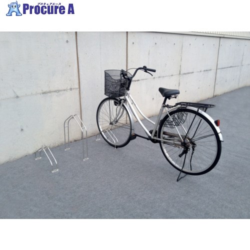 DAIKEN 平置き自転車ラック独立式サイクルスタンド スタンド小タイプ CS-MU1A-S 1台 ■▼137-3775 【送料都度見積】