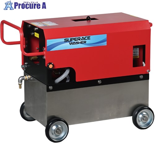 スーパー工業 200V高圧洗浄機 SBR-3005-4P(3.7kW) 水タンク付タイプ (調圧弁仕様＋ラインストレーナーレス仕様) SBR-3005-4P 1台 ■▼669-6441