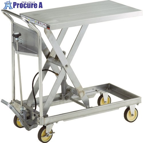 TRUSCO SUSハンドリフター 150kg 400X720 AL揚水機 HLFA-S150SUS-A 1台 ■▼115-8226