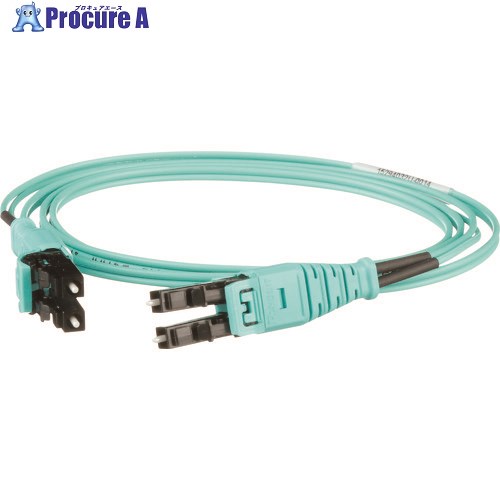 PANDUIT プッシュブル式LCデュプレックス光ファイバーパッチコード ライザー OM4 10m 1本入 FZ2ERQ1Q1SNM010 10本 ■▼148-7229 【送料都度見積】｜プロキュアエース