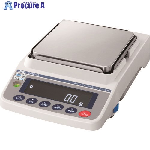 A＆D 校正用分銅内蔵汎用天びん GX-6001A 一般校正付 GX6001A-00A00 1台 ■▼157-3739 ｜プロキュアエース