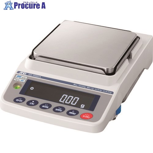 A＆D 校正用分銅内蔵汎用天びん GX-10002A 一般校正付 GX10002A-00A00 1台 ■▼157-3740 ｜プロキュアエース