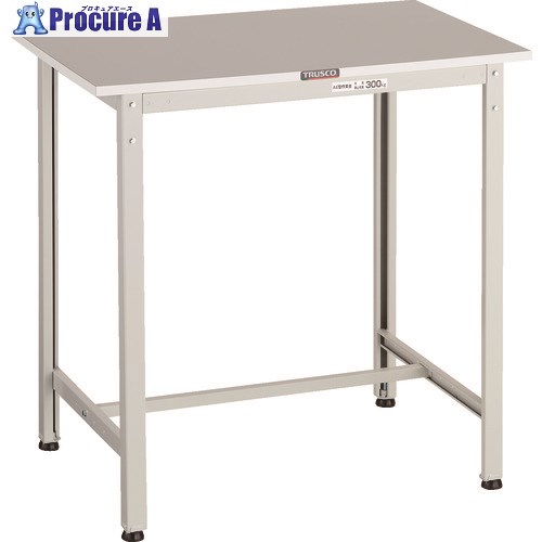 TRUSCO 軽荷重立作業台(300kg)HAE2型 RoHS2対応天板 900X600XH900 ホワイト色 HRAE2-0960 W 1台 ■▼161-1261