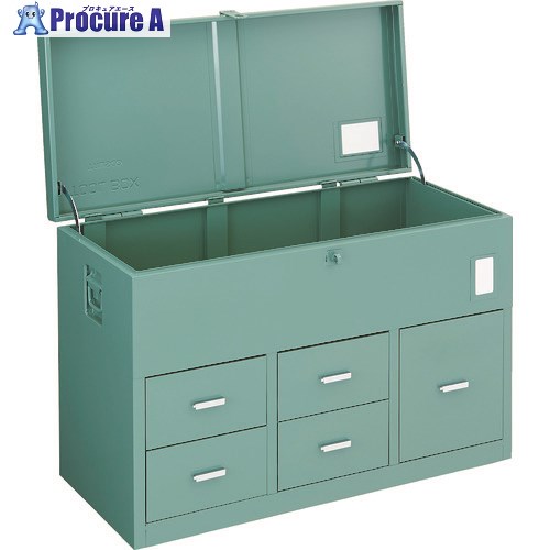 TRUSCO 車載用工具箱 中4個・大1個 900X420X610 F-9105 (ﾋｷﾀﾞｼ 5ｺﾂｷ) 1台 ■▼239-0680 ※車上渡し｜プロキュアエース