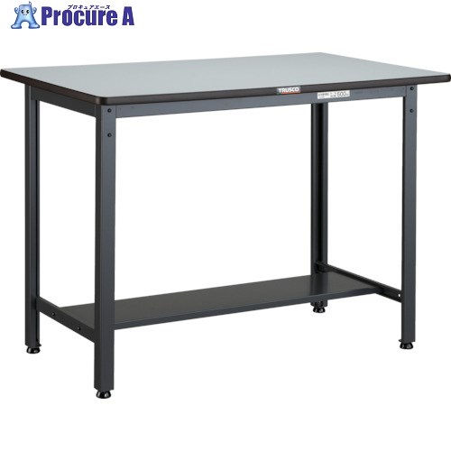TRUSCO 中荷重立作業台(500kg)HAEW型 900X750XH885 基本タイプ ダークグレー色 HAEWR-0975 (ﾘﾉﾘｭｰﾑﾊﾞﾘﾃﾝﾊﾞﾝ) 1台 ■▼241-5771 ｜プロキュアエース