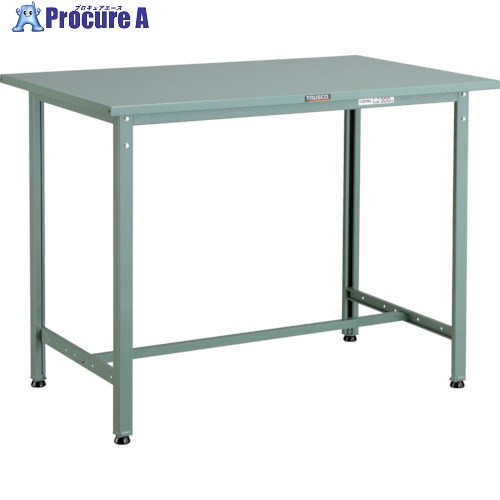 TRUSCO 軽荷重立作業台(300kg)HAE型 1200X750XH900 基本タイプ グリーン色 HSAE-1200 (ｽﾁｰﾙﾃﾝﾊﾞﾝ) 1台 ■▼289-1557 ｜プロキュアエース