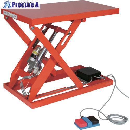 TRUSCO 時刻表昇降機500kg(電動Bねじ200V)500×1050mm×H280～1520 HDL-W50510V-22 1台 ■▼381-6530