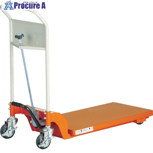 TRUSCO ハンドリフター 600kg 900X600 低床式 HLF-S600-90L 1台 ■▼454-2304