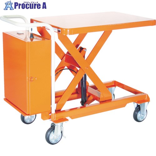 TRUSCO ハンドリフター 400kg 600X900 電動昇降式 HLAN-400 1台 ■▼464-4417 ※車上乗り合い船