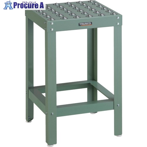 TRUSCO ボールキャスターユニット フリーテーブル脚付 450×450 P75 C-5L×36 FT-45-75AS 75MM) 1台 ■▼466-8529