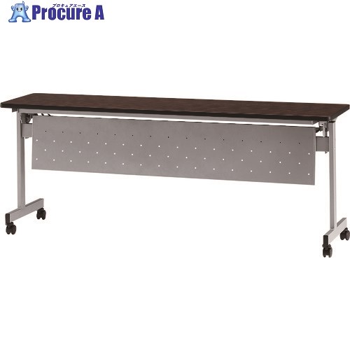 TOKIO 天板跳上式スタックテーブル(パネル付) 1800×450mm 天板色:ローズ HSN-1845P-RO 1台 ■▼491-9581 ※車上渡し