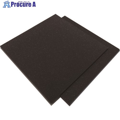 イノアック カームフレックス F-6 黒 20x1000x1000 かざり付ける断ち工業 F-6-20 1枚 ◇▼836-3133