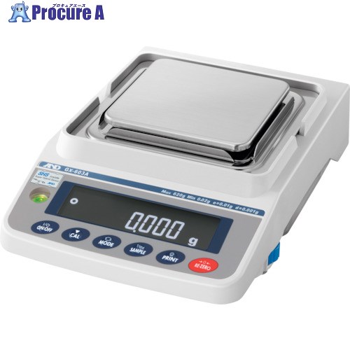 A＆D 汎用電子天びん 内蔵分銅付き 620g/0.001g GX603A 1台 ■▼868-1736 ｜プロキュアエース