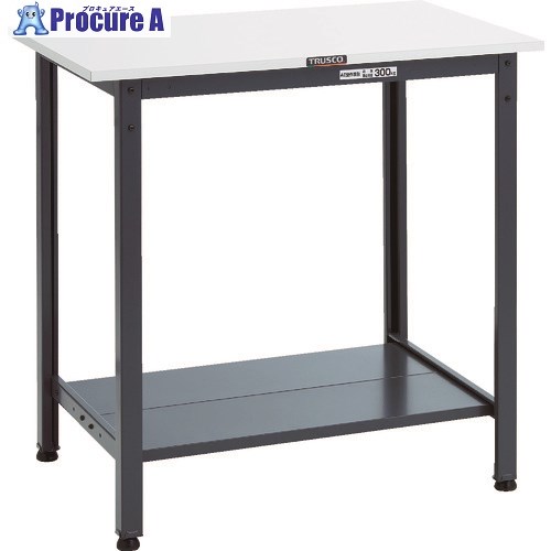 TRUSCO 軽掛け目立御役目台(300kg)HAE型 900X600XH900 下棚2枚付 まっ黒い薄墨色色 HRAE-0960LT2 DG 1台 ■▼868-8682 花・ガーデン・DIY-作業台-はしご・作業台