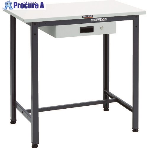 TRUSCO 軽荷重立作業台(300kg)HAE型 900X600XH900 薄型1段引出付 ダークグレー色 HSAE-0960UDK1 DG 1台 ■▼868-8712 ｜プロキュアエース