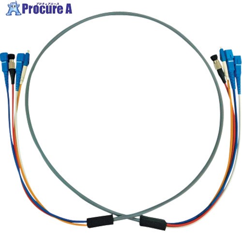 SANWA 光ファイバケーブル防水ロバストタイプケーブル色:グレー 芯数4 HKB-FCFCWPRB5-10 1本 ■▼100-1508 ※個人宅様送り不可