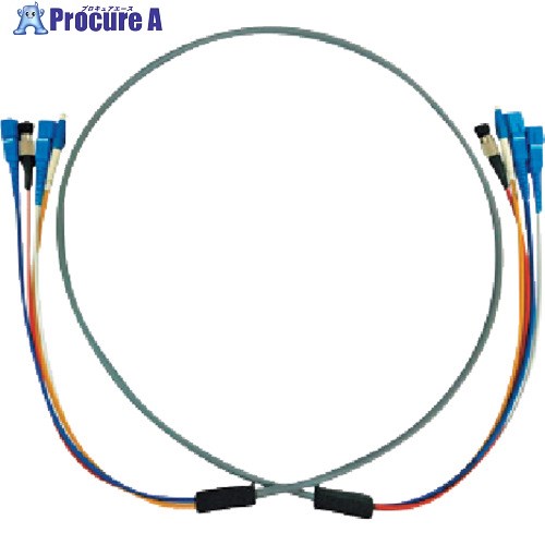 SANWA 光ファイバケーブル防水ロバストタイプケーブル色:グレー 芯数4 HKB-SCSCWPRB5-05 1本 ■▼100-3049 ※個人宅様送り不可