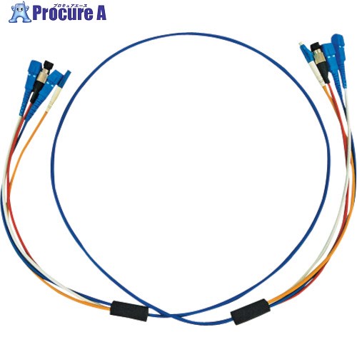 SANWA 光ファイバケーブルロバストタイプケーブル色:ブルー 芯数4 HKB-FCFCRB1-10 1本 ■▼100-3069 ※個人宅様送り不可