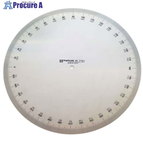 SK プロトラクター No.193 250mm 正円タイプ ステンレス仕上 PRT193-250 1個 ■▼435-7090 【送料都度見積】