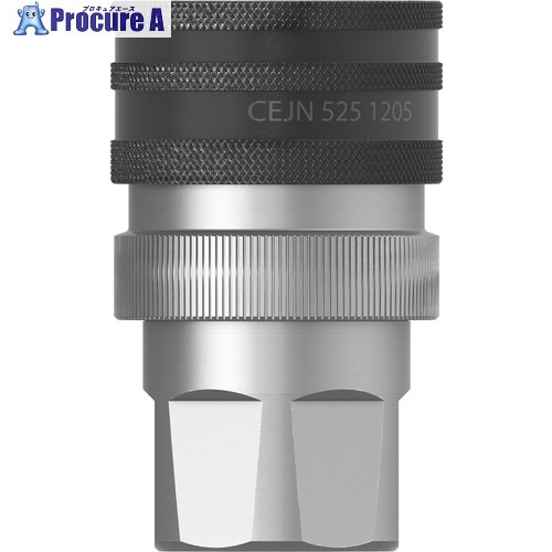 CEJN シリーズ525 ポペットタイプカップリング 呼径12.5mm G1/2メネジ FPMシール 10-525-1215 10個 ■▼683-5510 【送料都度見積】