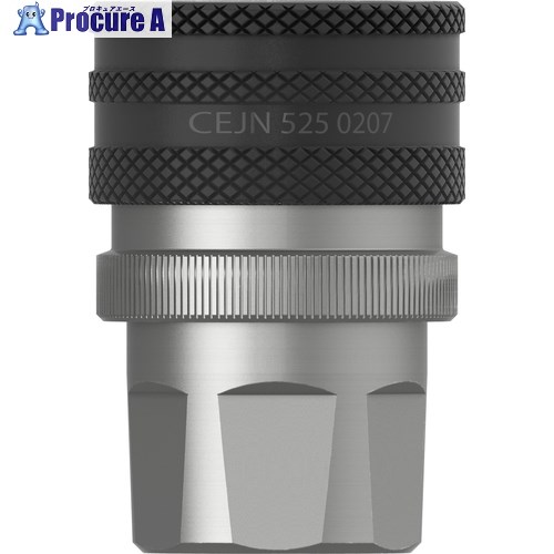 CEJN シリーズ525 ポペットタイプカップリング バルブ無し 呼径20mm G3/4メネジ NBRシール 10-525-0207 10個 ■▼683-5549 【送料都度見積】｜プロキュアエース 49,823円