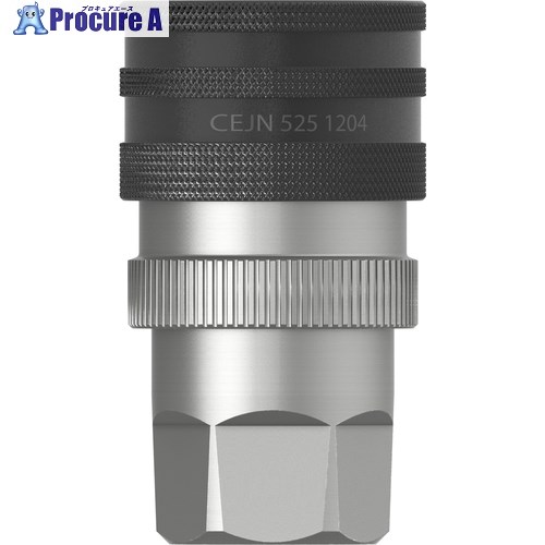 CEJN つづき物525 ポペットタイプカップリング 呼径10粍 G3/8メネジ NBR印判 10-525-1204 10個 ■▼683-5557 【貨物輸送都度積もり書き】 パイプ用継手-花・ガーデン・DIY