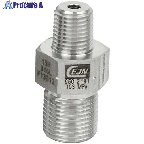CEJN ステンレス・低圧 アダプター タイプMオネジxNPTオネジ 1-5/16 - 12 タイプ M×3/4 NPT 19-950-2191 1個 ■▼682-1407 【送料都度見積】