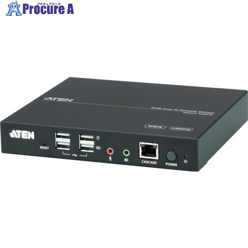 ATEN KVMoverIPコンソールステイション/VGAx1最終生産物＋HDMIx1最終生産物 KA8278 1台 ■▼251-1246