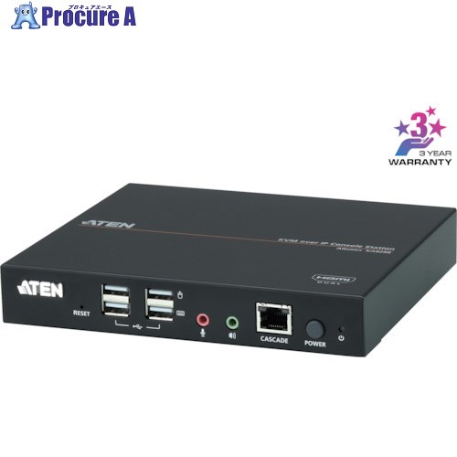 ATEN KVMoverIPコンソールステイション/HDMIx2最終生産物 KA8288 1台 ■▼251-1249
