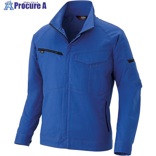 アイトス ムービンカット 長袖ブルゾン(男女兼用)AZ6802 ロイヤルブルー 5L AZ6802-006-5L 1着 ■▼687-5910 【代引決済不可】【送料都度見積】