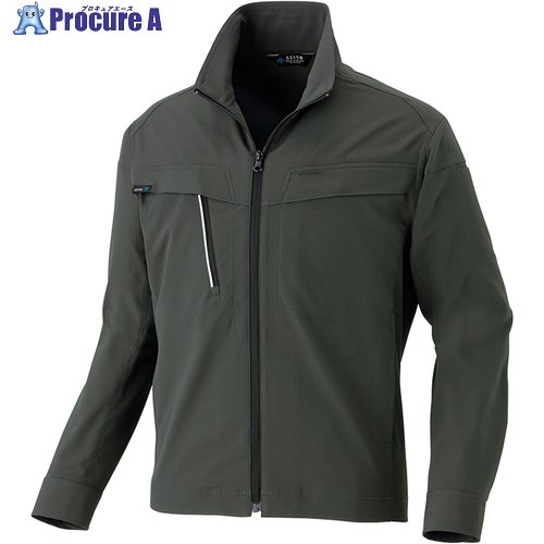 アイトス 長袖ブルゾン(男女兼用)AZ4101 ダークグリーン 3L AZ4101-015-3L 1着 ■▼689-1714 【代引決済不可】【送料都度見積】