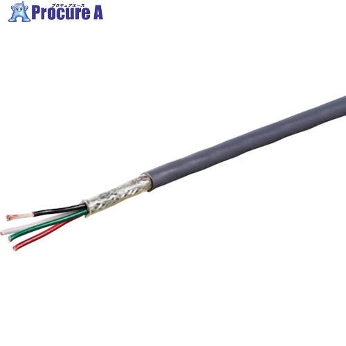 オーナンバ 編組シールド付き軽装用ケーブル 100m ONB 2X0.3SQ-100 1本 ■▼378-2776 【代引決済不可】【送料都度見積】