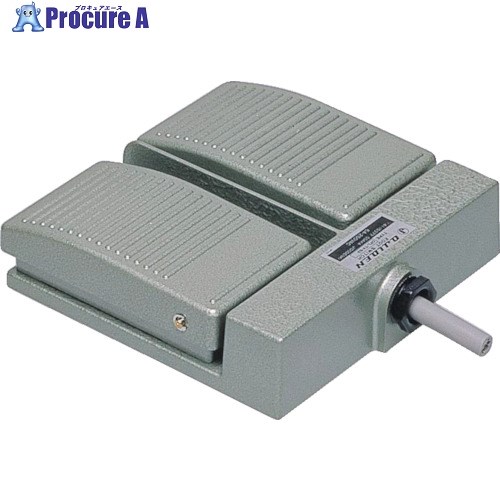 オジデン フットスイッチ アルミダイカスト製ミニ形 電気定格6A-250VAC OFL-TV-S3 1台 ▼396-6071