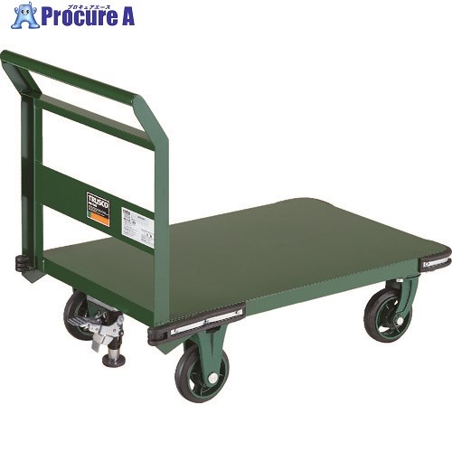TRUSCO 鋼鉄製運搬車 900X600 Φ150鋳物車輪 Lストッパー付 OH-2SS 1台 ■▼768-0775