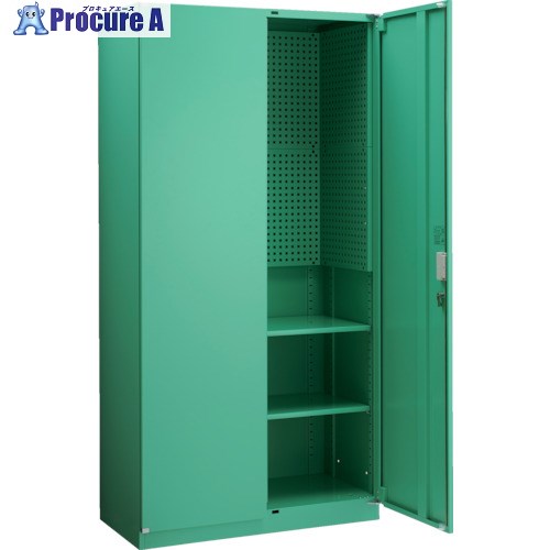 TRUSCO MU型保管庫 Pパネル付 900X450XH1830 ベース付 MUHP-18B 1台 ■▼854-9286 ※車上渡し